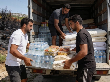 Solidarity Mobilisation Rises After Wildfires Devastate Algerian Regions Maghreb Insider