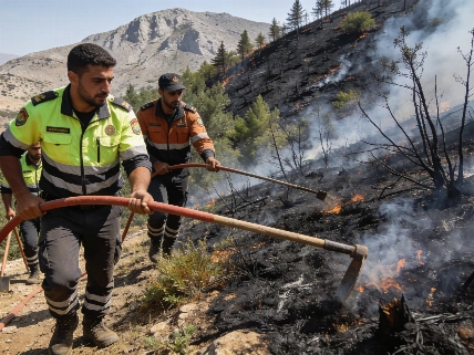 Wildfire Response Intensifies on Jebel Boulmane in Siliana Maghreb Insider