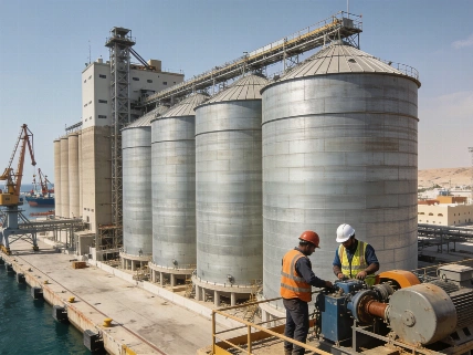 Julyana Free Zone Nears Completion of 200,000-Ton Grain Silo Complex Maghreb Insider