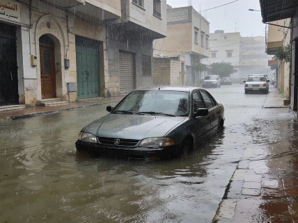 Floods kill two in Tripoli as water submerges cars Maghreb Insider