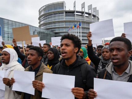 Brussels protest urges EU to act for Eritrean refugees in Libya Maghreb Insider