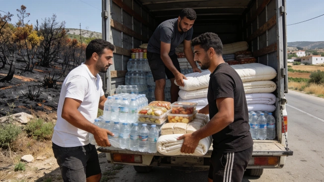 Solidarity Mobilisation Rises After Wildfires Devastate Algerian Regions Maghreb Insider