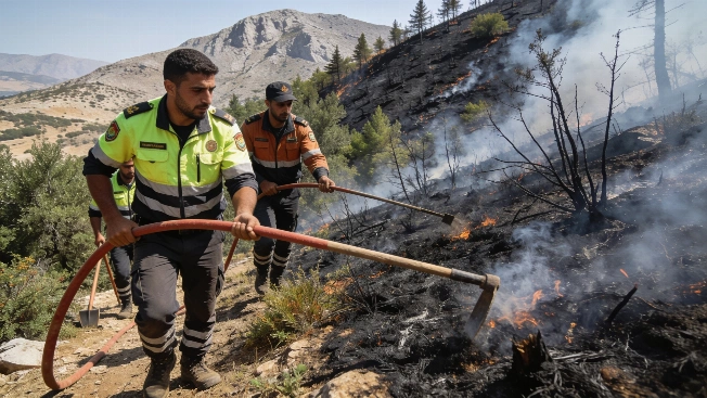 Wildfire Response Intensifies on Jebel Boulmane in Siliana Maghreb Insider
