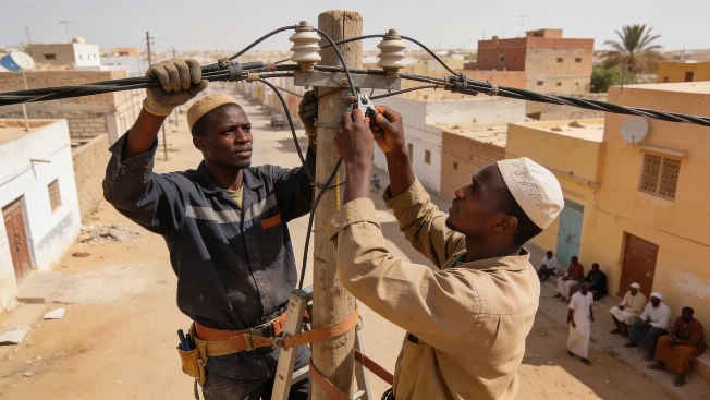 SOMELEC Restores Power to Key Nouakchott Districts After Substation Fires Maghreb Insider