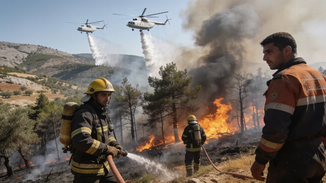 Algerian Firefighters Battle Relentless Wildfires in Sétif Béjaïa and Skikda Maghreb Insider